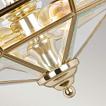 Потолочный светильник шестигранной формы с прозрачными стеклянным плафоном Elstead Lighting варинант исполнения - 11 | Loft Concept в Перми