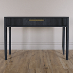 Элегантная Консоль Primo с выдвижным ящиком Черный дуб варинант исполнения - 1 | Loft Concept в Перми