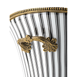 Кашпо Black white stripe варинант исполнения - 5 | Loft Concept в Перми