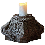 Подсвечник из массива тика Antique Solid Teak Candle Holder варинант исполнения - 1 | Loft Concept в Перми
