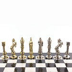 Шахматы Ренессанс с доской из натурального мрамора Decorative Thematic Chess варинант исполнения - 2 | Loft Concept в Перми