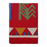 Плед хлопковый по мотивам чувашских орнаментов Ural and Siberian Patterns варинант исполнения - 5 | Loft Concept в Перми