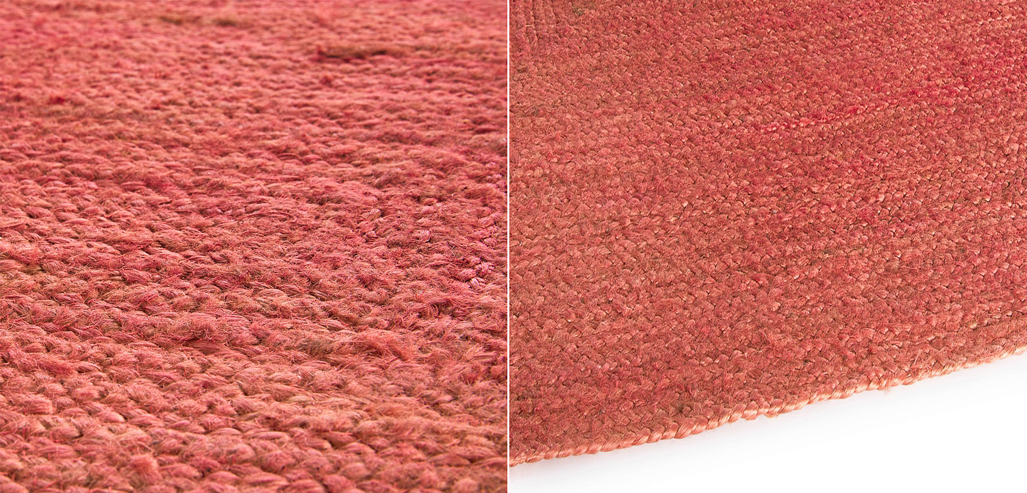 Ковер Rectangular Carpet red 100% джут Ковер Rectangular Carpet red 100% джут - Loft-Concept в Перми