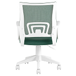 Офисное кресло с основанием из белого пластика Desk chairs Green варинант исполнения - 4 | Loft Concept в Перми