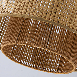 Подвесной светильник с абажуром из плтеного бамбука Light Inside the Cell варинант исполнения - 9 | Loft Concept в Перми