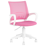 Офисное кресло с основанием из белого пластика Desk chairs Pink варинант исполнения - 1 | Loft Concept в Перми