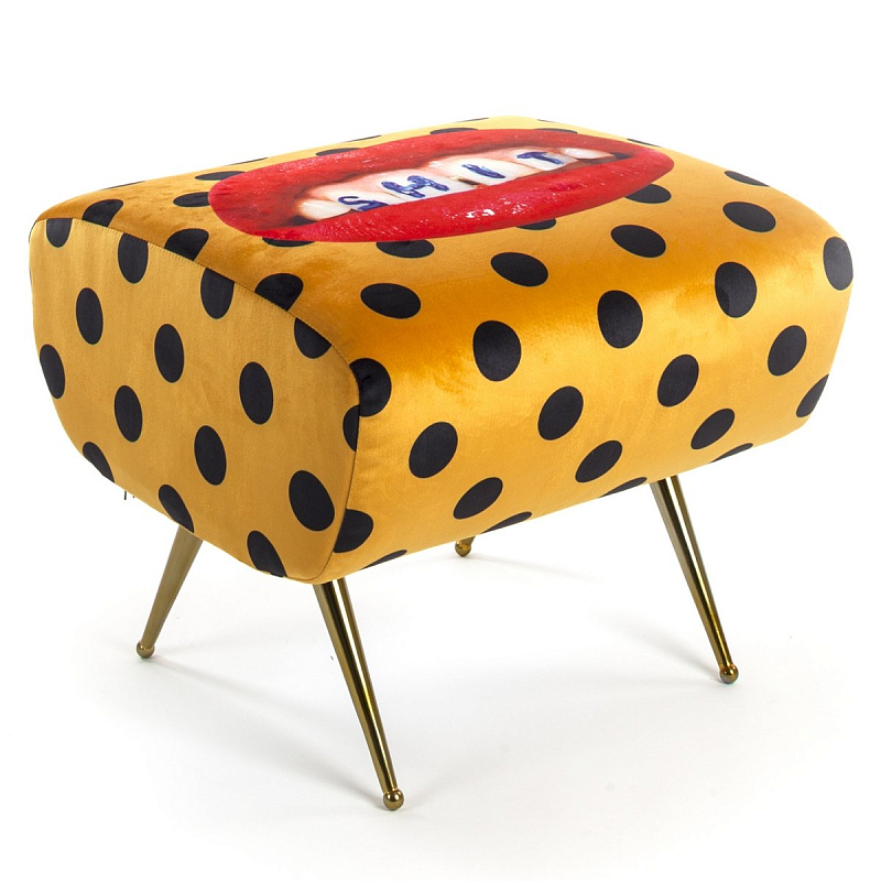 Оттоманка Seletti Pouf Shit Желтый Латунь в Перми | Loft Concept 