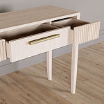 Элегантная Консоль Primo с выдвижным ящиком Светлый дуб варинант исполнения - 4 | Loft Concept в Перми