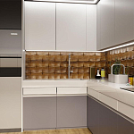 Гипсовая 3D панель с принтографией PM-38 варинант исполнения - 1 | Loft Concept в Перми