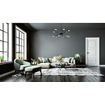 Люстра черного цвета на штанге Noir Supernova варинант исполнения - 3 | Loft Concept в Перми