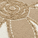 Подушка с цветочным принтом и кисточками Blooming Elegance Harper варинант исполнения - 2 | Loft Concept в Перми