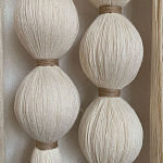 Панно на стену из хлопковых нитей White Morse Wall Hanging  варинант исполнения - 3 | Loft Concept в Перми
