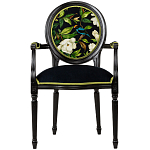 Стул с подлокотниками из бука с изображением птицы и цветов Blooming Birds варинант исполнения - 1 | Loft Concept в Перми