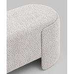 Банкетка Taks букле светло-серый варинант исполнения - 3 | Loft Concept в Перми