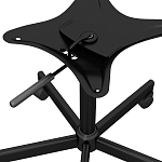 Стул с мягкой обивкой из велюра и подъемно-поворотным механизмом на колесиках Mason Green and Yellow варинант исполнения - 6 | Loft Concept в Перми