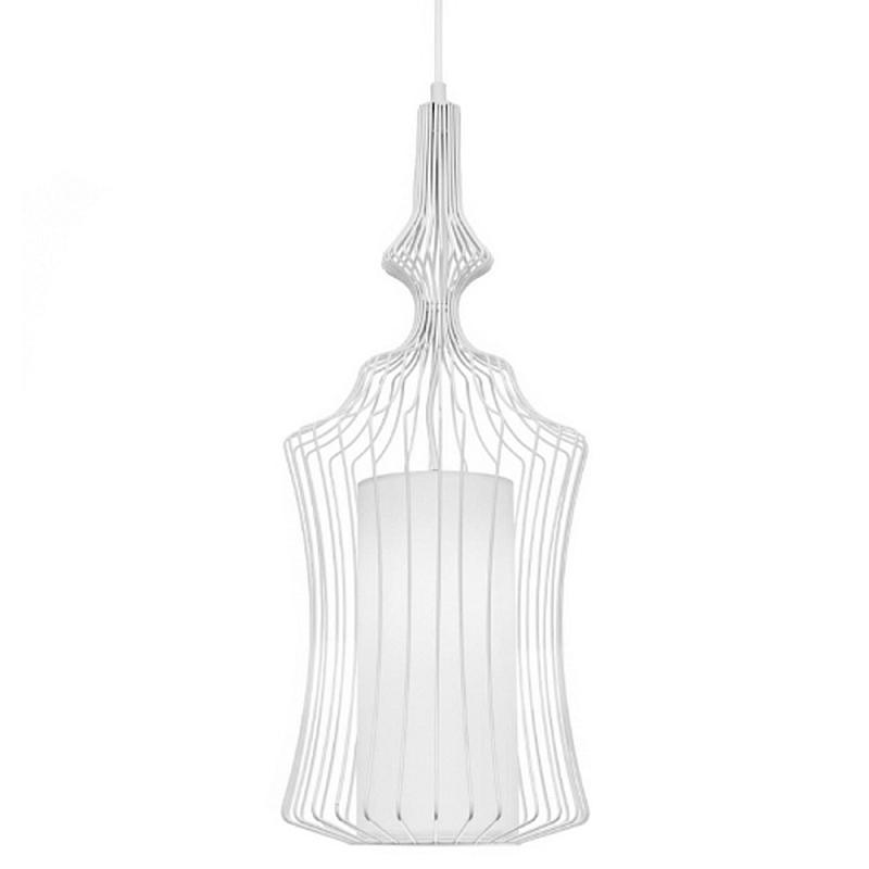 Подвесной светильник Wire Dream Pendant 4 Белый Белый Подвесной светильник Wire Dream Pendant 4 Белый Белый в Перми | Loft Concept