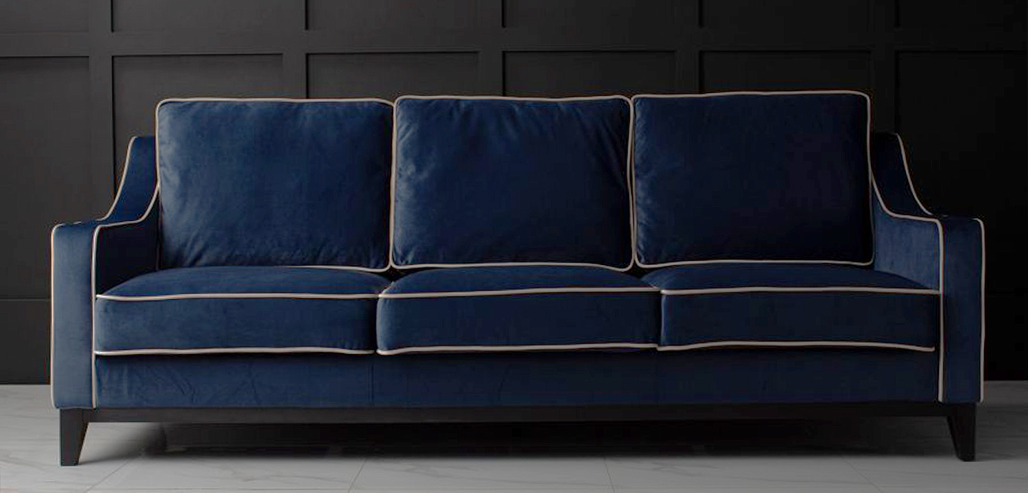 Диван Гринвич Greenwich sofa темно синего цвета Диван Гринвич Greenwich sofa темно синего цвета - Loft-Concept в Перми