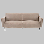 Диван современный вельветовый прямой Worcester Бежевый  варинант исполнения - 2 | Loft Concept в Перми