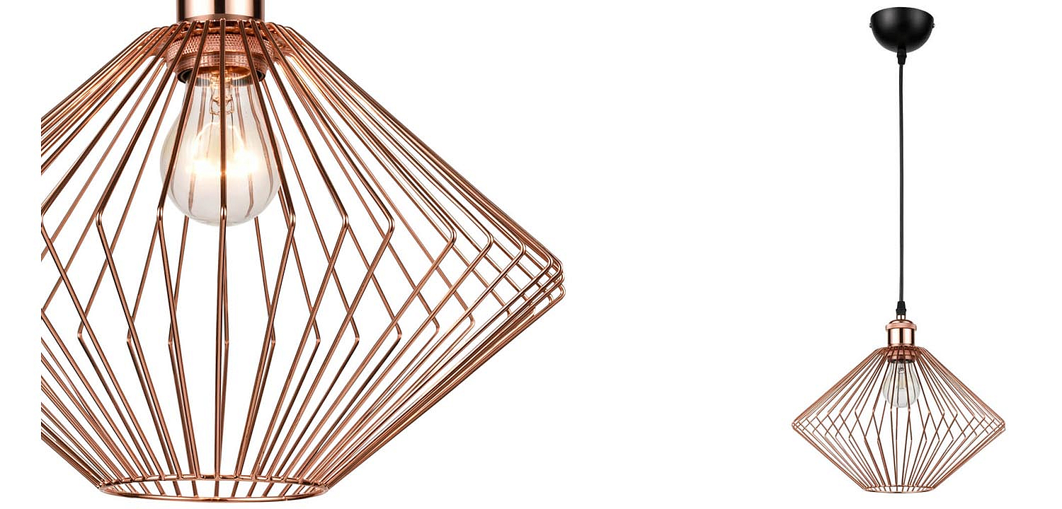 Подвесной светильник Loft Wire Cage pink gold Подвесной светильник Loft Wire Cage pink gold - Loft-Concept в Перми