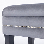 Мягкая банкетка с зоной для хранения Casket Grey варинант исполнения - 3 | Loft Concept в Перми