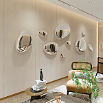 Абстрактная скульптура на стену в виде капли воды Water Outline варинант исполнения - 3 | Loft Concept в Перми