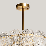 Люстра многоярусная с объемными прозрачными цветами Hanging Flowers варинант исполнения - 10 | Loft Concept в Перми