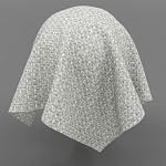 Мебельная ткань Шенилл голубой цвет 142 см T4-45 варинант исполнения - 9 | Loft Concept в Перми