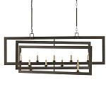 Люстра из пересекающихся прямоугольных элементов Intersecting Rectangles варинант исполнения - 2 | Loft Concept в Перми