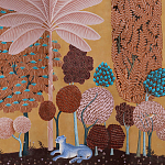 Мебельная ткань Oasis Terracotta Велюр  варинант исполнения - 1 | Loft Concept в Перми