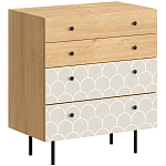 Комод с принтом на ящиках Elise Chest of Drawers варинант исполнения - 9 | Loft Concept в Перми