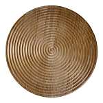 Журнальный столик с круглой фактурной столешницей из натурального дерева Vortex варинант исполнения - 2 | Loft Concept в Перми