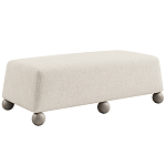 Дизайнерская Банкетка Wakonda с деревянными шариками  варинант исполнения - 1 | Loft Concept в Перми