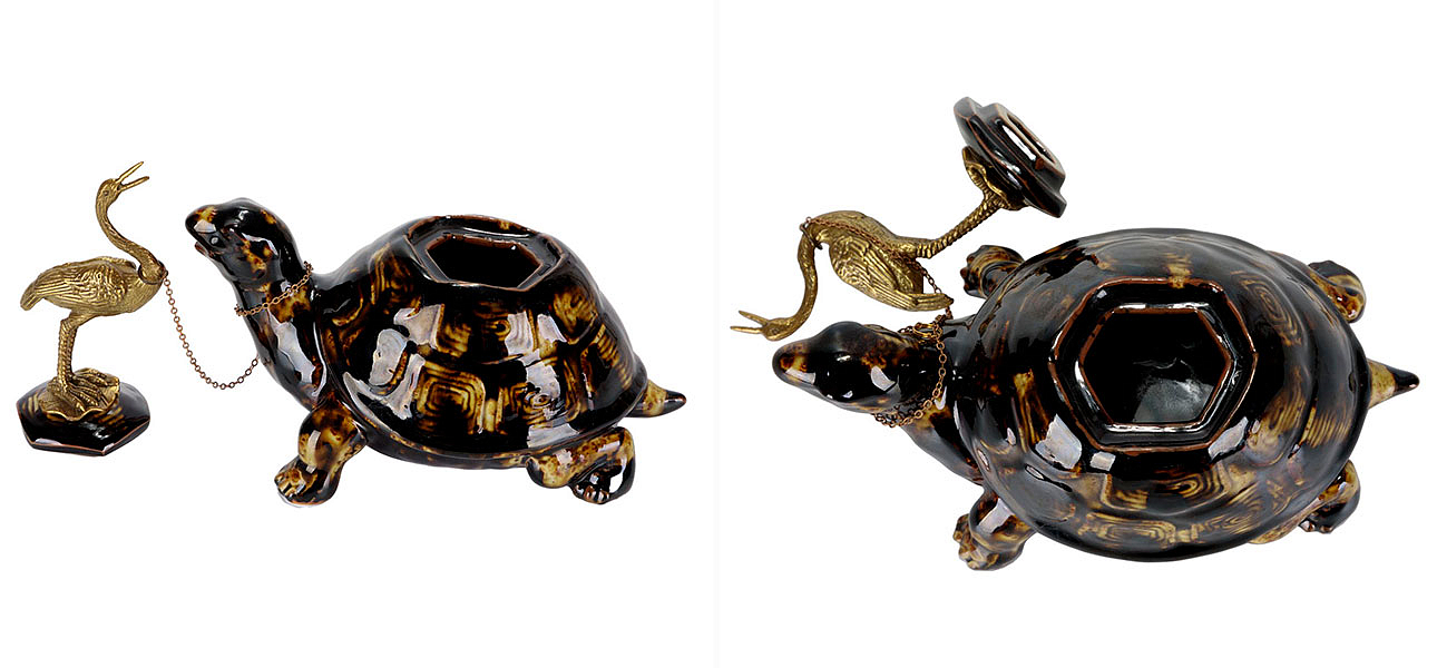 Чайник фарфоровый в виде черепахи Crane & Turtle Чайник фарфоровый в виде черепахи Crane & Turtle - Loft-Concept в Перми