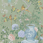 Обои ручная роспись Temple Newsam Mercury Grey варинант исполнения - 3 | Loft Concept в Перми