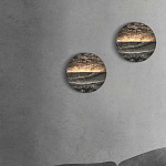 Бра в форме диска из керамогранита Eclipse of Celestial Bodies варинант исполнения - 5 | Loft Concept в Перми