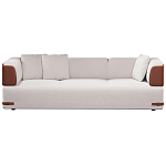 Трехместный диван Richmond с кожаной отделкой варинант исполнения - 1 | Loft Concept в Перми