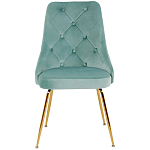 Стул в мятной велюровой обивке Ward Mint Velour Chair варинант исполнения - 2 | Loft Concept в Перми