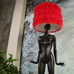 Лампа MANNEQUIN LAMP с абажуром модельный позинг варинант исполнения - 6 | Loft Concept в Перми
