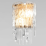 Бра с эффектом стекающего стекла и прозрачными трубками Textured Glass варинант исполнения - 4 | Loft Concept в Перми