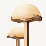 Люстрас 6-ю мраморными плафонами в форме купола Light Warm Light варинант исполнения - 2 | Loft Concept в Перми