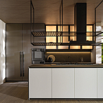 Кухонный гарнитур с длинным островом PRIME Dada Engenereed Kitchen варинант исполнения - 1 | Loft Concept в Перми