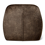 Барный стул со спинкой и подлокотниками на 4-х черных ножках Douglas Rhombus Коричневый Велюр варинант исполнения - 4 | Loft Concept в Перми