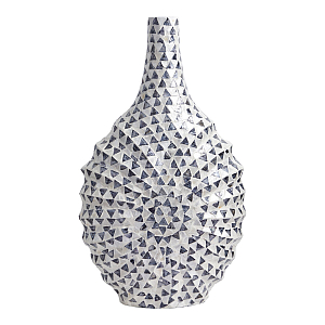 Ваза с инкрустацией Dark Blue Triangle