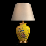 Настольная лампа желтая с изображением птиц Slip Away варинант исполнения - 8 | Loft Concept в Перми