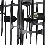 Люстра черная остроконечной формы Black Satin варинант исполнения - 2 | Loft Concept в Перми