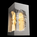 Встраиваемый в стену гипсовый светильник под покраску с колоннами и арками в античном стиле Antiquity Athena варинант исполнения - 7 | Loft Concept в Перми