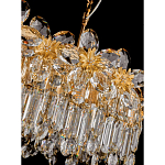 Люстра с декоративными элементами в виде крупных хрустальных цветов Palace Gardens варинант исполнения - 3 | Loft Concept в Перми