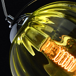 Подвесной светильник со стеклянном плафоном в форме бокала Kaleido варинант исполнения - 31 | Loft Concept в Перми