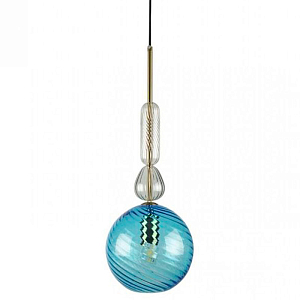 Светильник Flauti Blue Ball D20 см