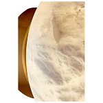 Бра в форме диска из натурального камня Cryptocrystalline Stone варинант исполнения - 3 | Loft Concept в Перми